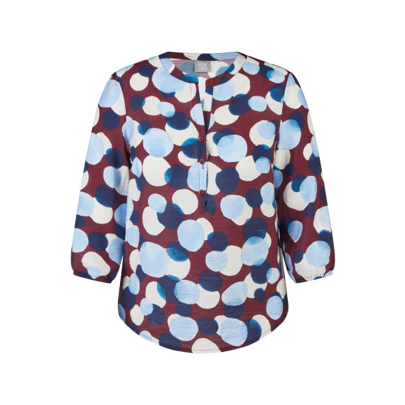 Rabe - Bordeaux | Dames | Blouse | Bordeaux | 50 | regular | Kamst mode