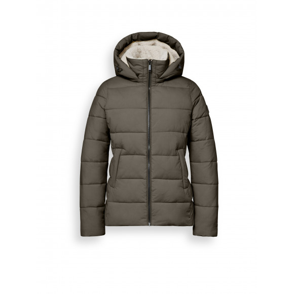 Reset - Groen Jas kort teddy capuchon Groen XS