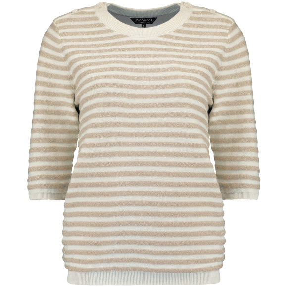 Bloomings - Ecru | Dames | Trui | Ecru | XL | regular | Kamst mode