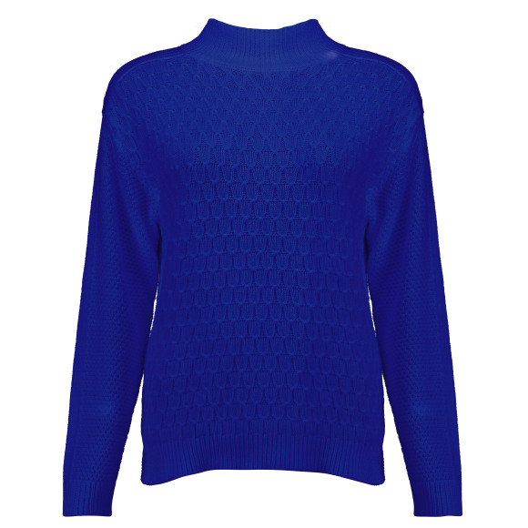 Bloomings - Blauw | Dames | Trui | Blauw | 3XL | regular | Kamst mode