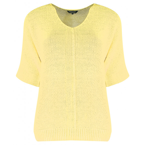 Bloomings - Geel | Dames | Trui | Geel | L | regular | Kamst mode
