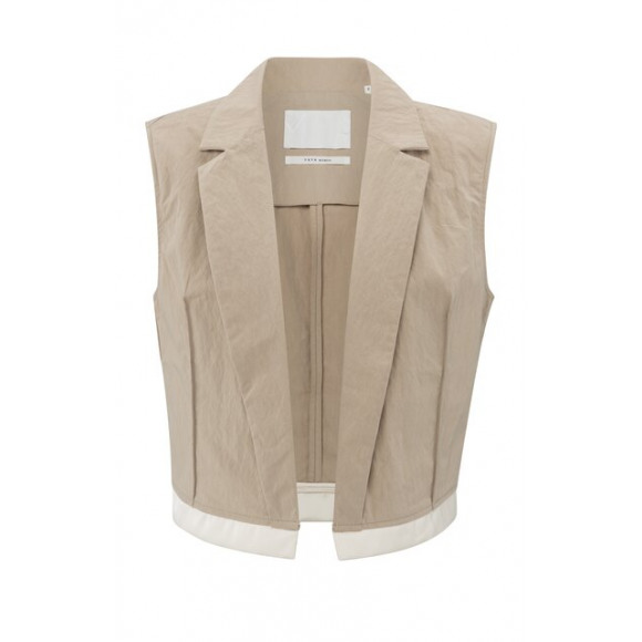YAYA - Beige | unisex | Gilet | Beige | 34 | regular | Kamst mode