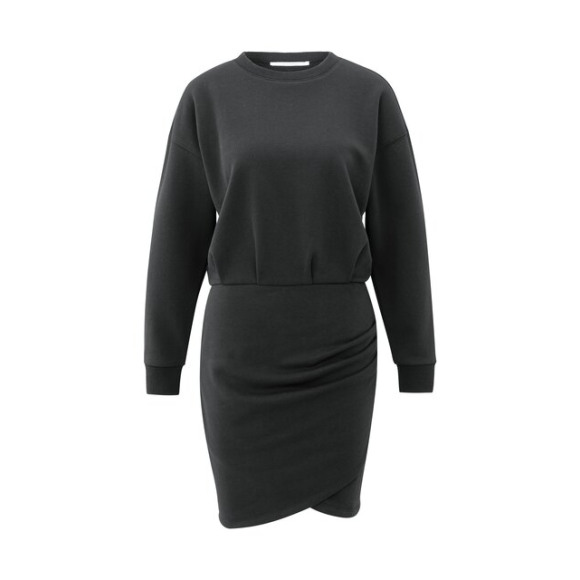 YAYA - BLACK | unisex | Jurk | BLACK | L | regular | Kamst mode