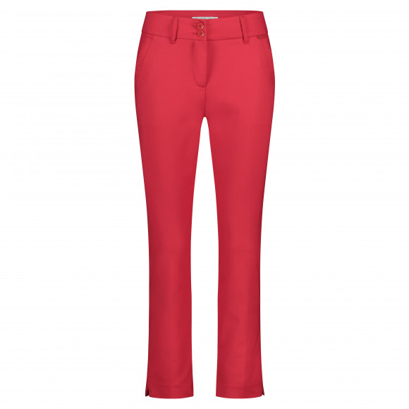 Red Button - Rood Effen pantalon splitje Rood 44