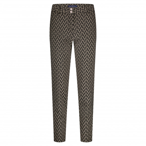 Red Button - Black Multi | unisex | Broek | Black Multi | 44 | regular | Kamst mode