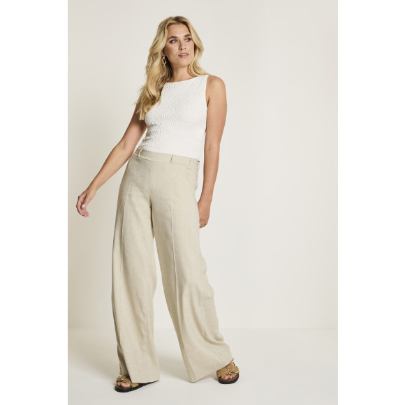 Para Mi - Sand | unisex | Broek | Sand | 44 | regular | Kamst mode