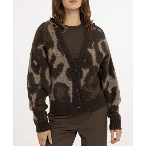 YAYA - COCOA BROWN DESSIN | Top | unisex |COCOA BROWN DESSIN | Kamst mode