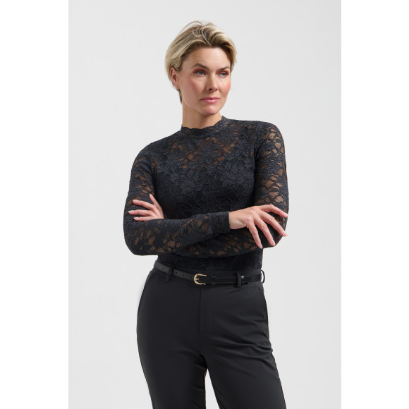 Lady day - Antraciet | Top | Dames |Antraciet | Kamst mode