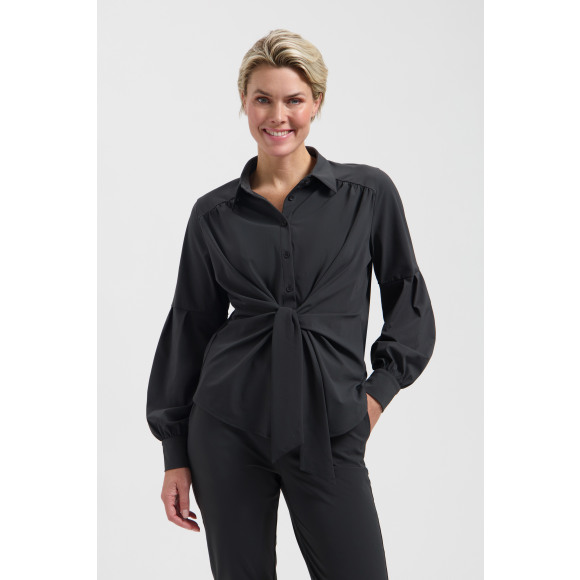 Lady day - Antraciet | Blouse | Dames |Antraciet | Kamst mode