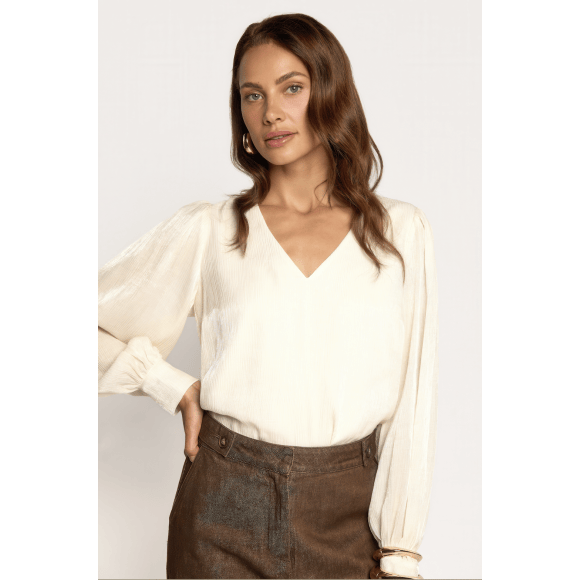 Freebird - Off White | Blouse | Dames |Off White | Kamst mode