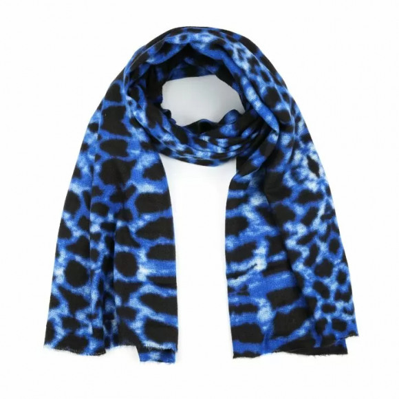 Sunset Fashion - Blauw Sjaal animal Blauw One Size