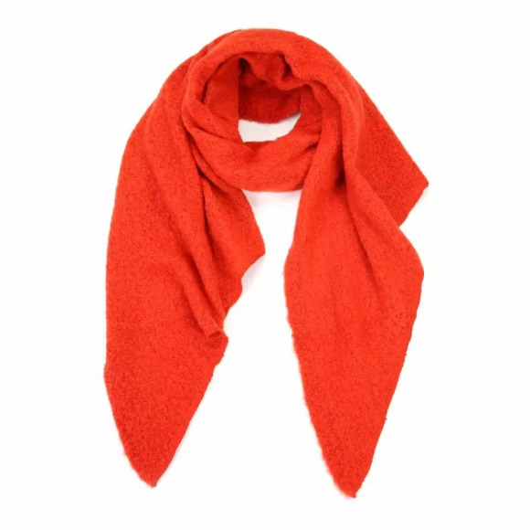 Sunset Fashion - Rood Sjaal effen Rood One Size - Maat One Size