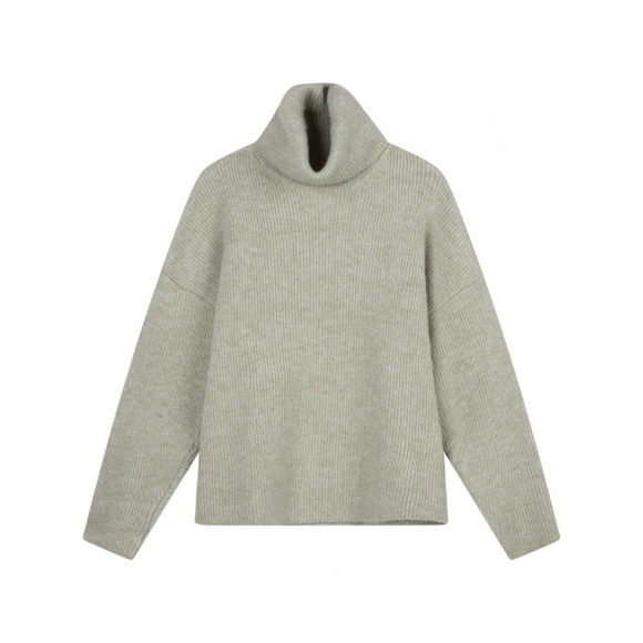 Esqualo - Wit Sweater oversized col Wit S - Maat S