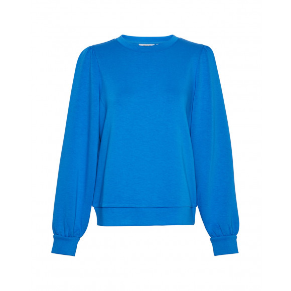 MSCH - Blauw Sweater pofmouw Blauw XS/S - Maat XS/S