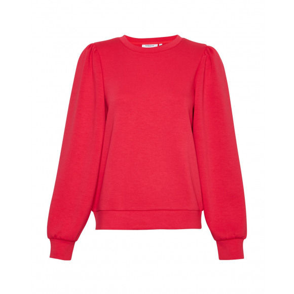 MSCH - Rood Sweater pofmouw Rood L/XL - Maat L/XL