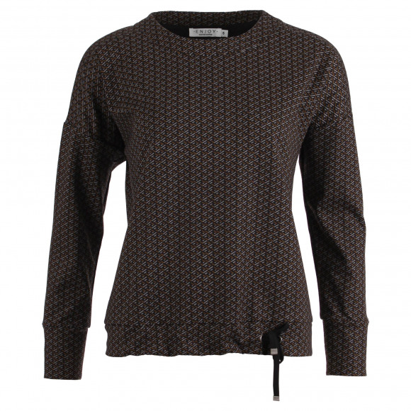 Enjoy - Zwart Sweater punta Zwart M - Maat M