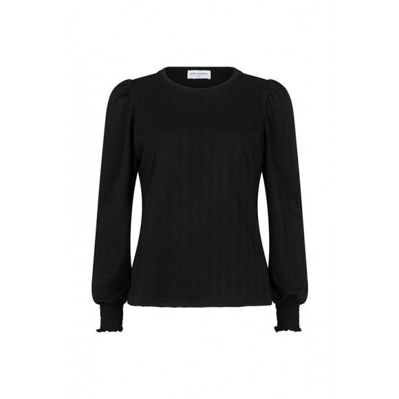Lofty Manner - Zwart Sweater effen Zwart S - Maat S