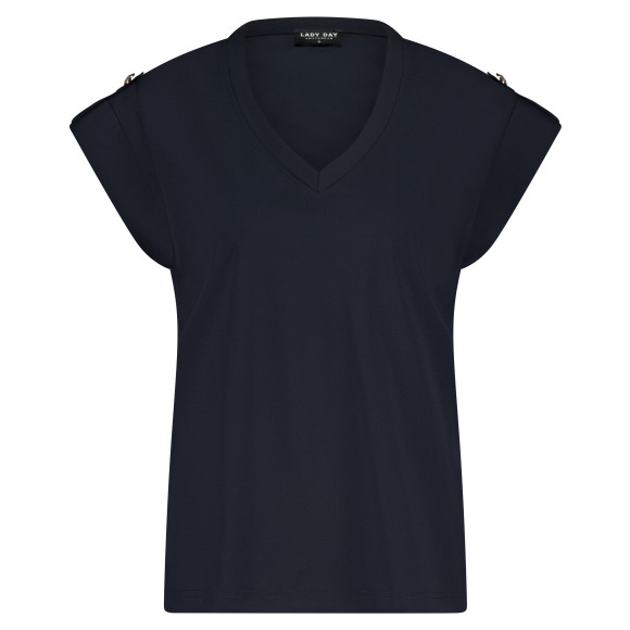 Lady day - Navy | Top | Dames |navy | Kamst mode