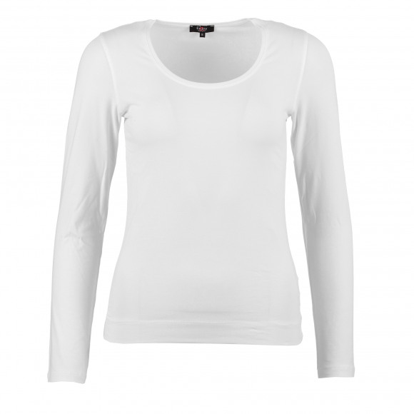 Enjoy - Wit T-shirt LM basis Wit S - Maat S
