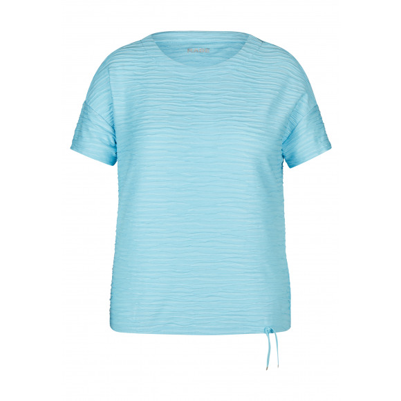 Rabe - Blauw T-shirt relief Blauw 48 - Maat 48