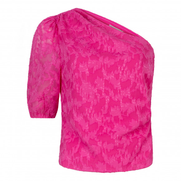 Lofty Manner - Roze Top asymmetrisch Roze L - Maat L