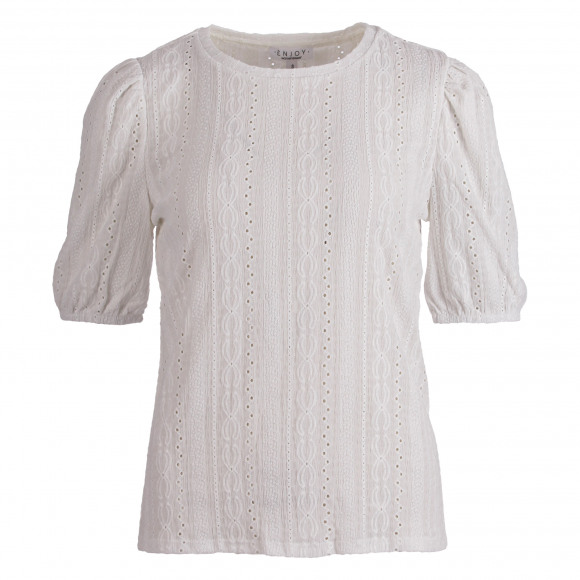 Enjoy - Wit Top crochet Wit XXL - Maat XXL