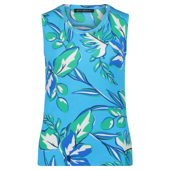 Betty Barclay - Groen Top met alllover print Groen 48 - Maat 48