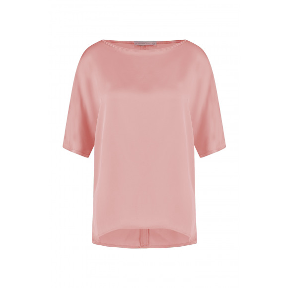 Studio Anneloes - Roze Top satin Roze M - Maat M