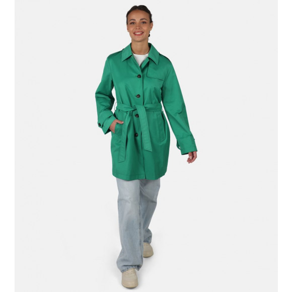 Fuchs Schmitt - Groen Trench coat Groen 40 - Maat 40