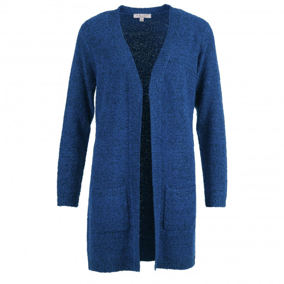 Enjoy - Blauw Vest boucle Blauw L