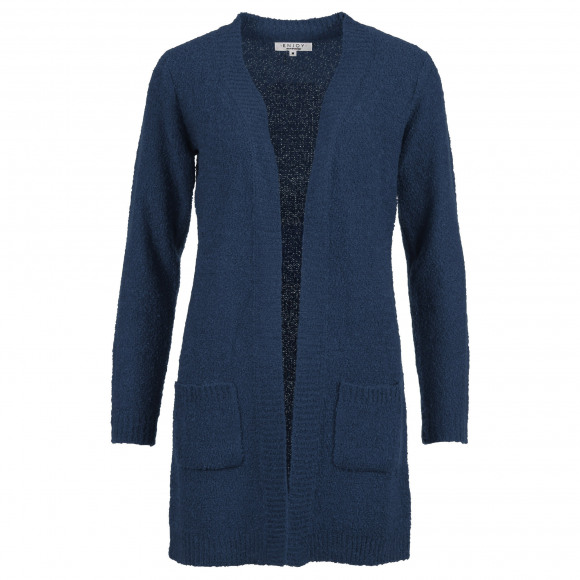 Enjoy - Blauw Vest boucle Blauw XXL - Maat XXL