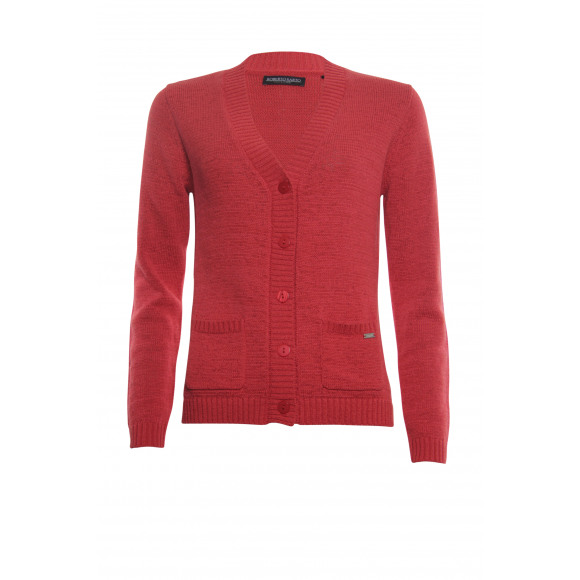 Roberto Sarto - Rood Vest v-hals bandjesgaren Rood 38 - Maat 38