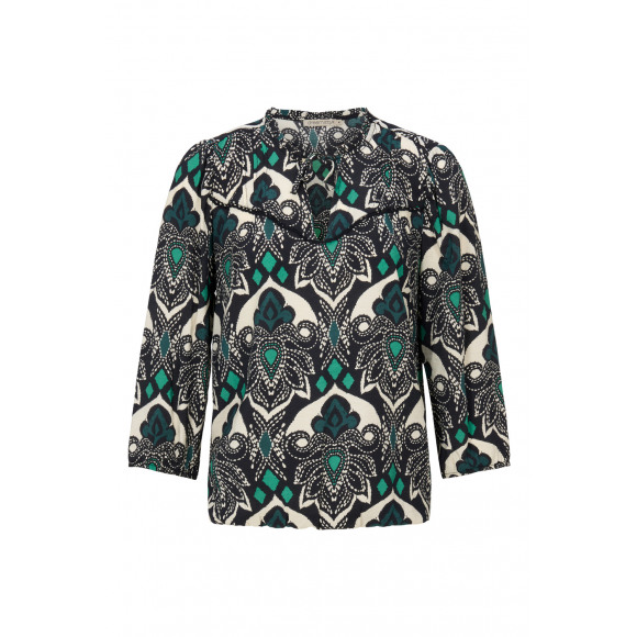 Dreamstar - Groen Blouson print Groen 40 - Maat 40