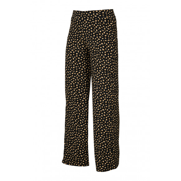 Dreamstar - Zwart Broek wide leg dotje Zwart XXS