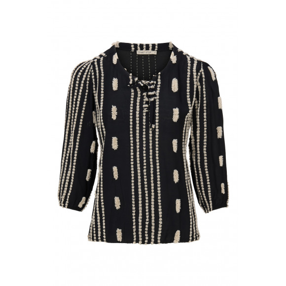 Dreamstar - Zwart Blouson harig Zwart XXL - Maat XXL