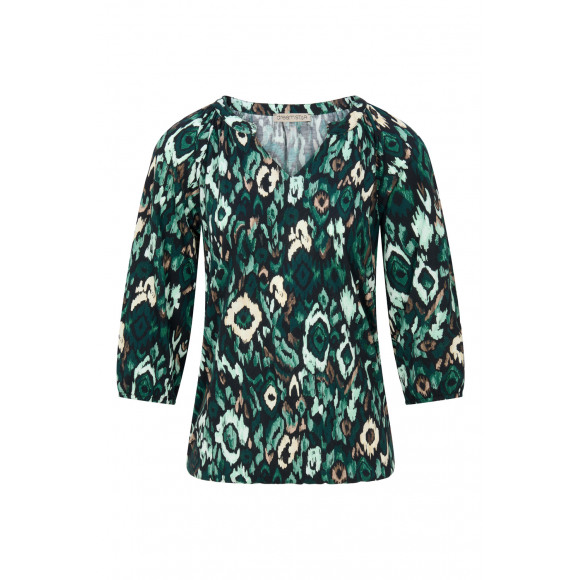 Dreamstar - Groen Blouson print Groen M - Maat M