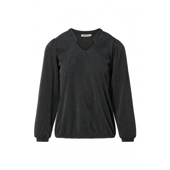 Dreamstar - Zwart T-shirt lurex Zwart S - Maat S