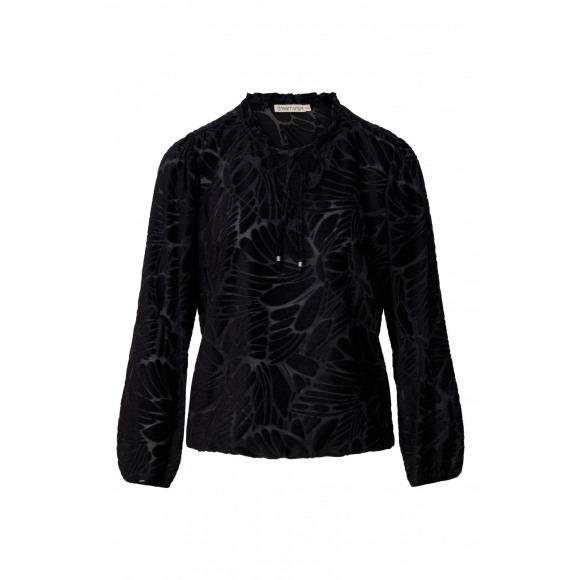 Dreamstar - Zwart Blouse ausbrenner Zwart 32