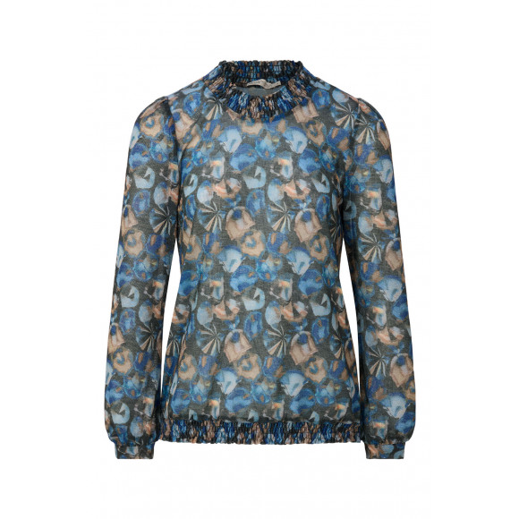 Dreamstar - Blauw Shirt glans turtle Blauw L - Maat L