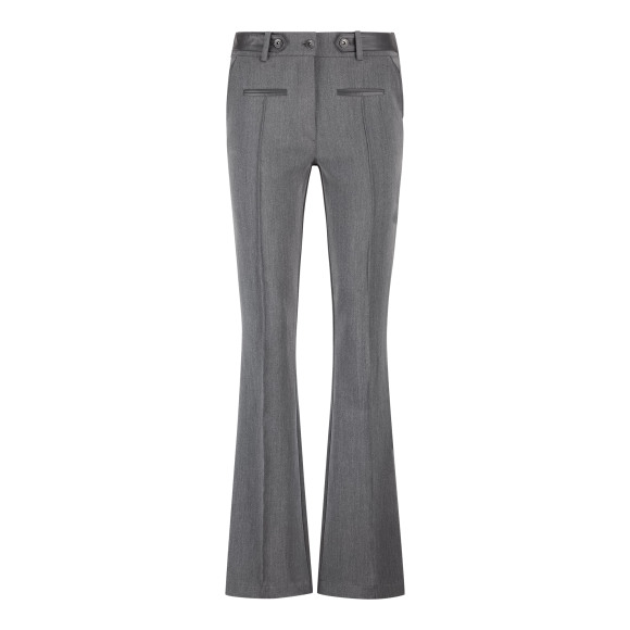 Zip73 - Grijs | Dames | Broek | Grijs | 32 | regular | Kamst mode