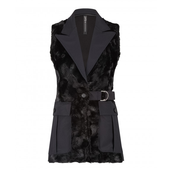 Zip73 - Zwart | Gilet | Dames |Zwart | Kamst mode
