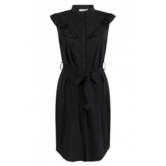 Zoso - Zwart Fancy travel jurk Zwart L - Maat L