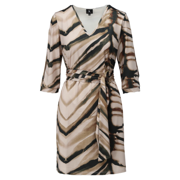 K Design - Bruin | Dames | Jurk | Bruin | XXL | regular | Kamst mode