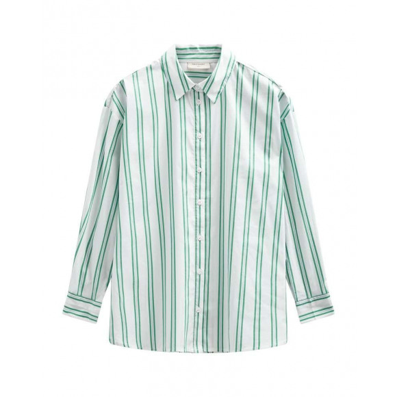 FreeQuent - Groen | Dames | Blouse | Groen | XXL | regular | Kamst mode
