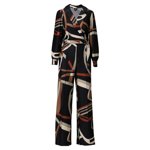 K Design - Zwart | Dames | Broek | Zwart | XXL | regular | Kamst mode