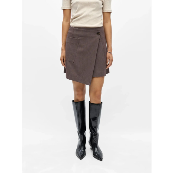 Object - Bruin | Rok | Dames |Bruin | Kamst mode