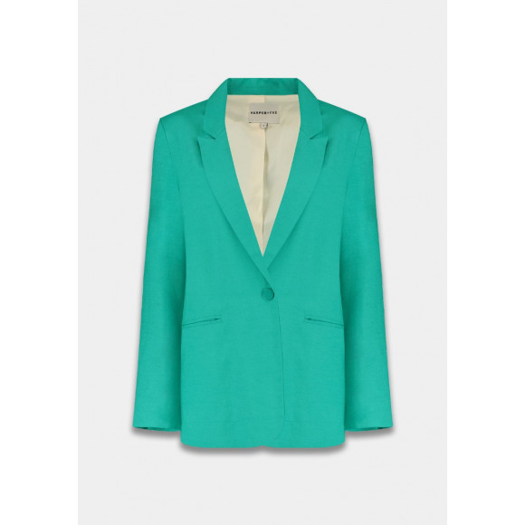 Harper & Yve - Blauw Blazer effen Blauw XS - Maat XS