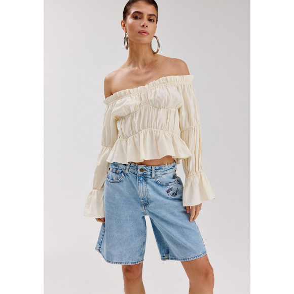 Harper & Yve - Ecru | Dames | Blouse | Ecru | L | regular | Kamst mode