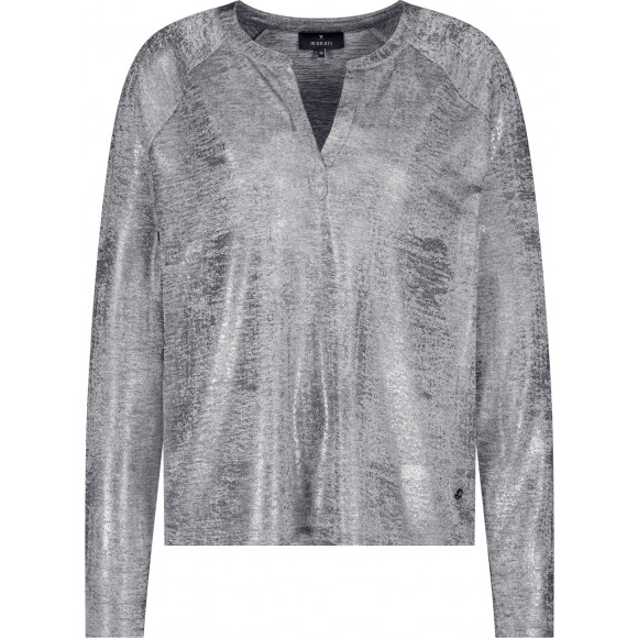 Monari - Grijs Pullover glitter Grijs 38 - Maat 38