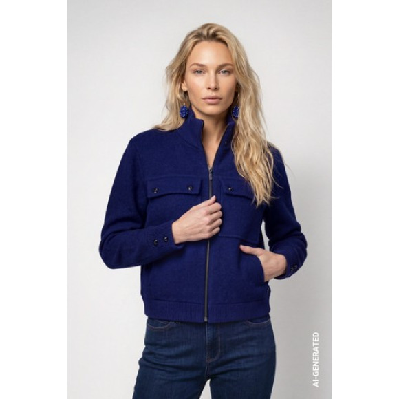 Monari - Classic navy | Vest | unisex |classic navy | Kamst mode